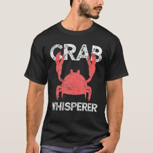 Camiseta Vintagem De Pesca Do Caranguejo