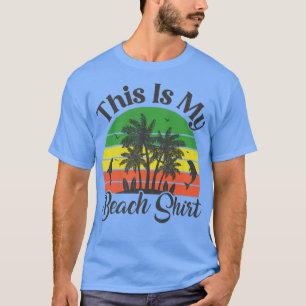 Camiseta Vintagem de Praia do Grupo Correspondente Retroced