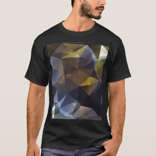 Camiseta Vintagem de triângulo brilhante, textura de diaman