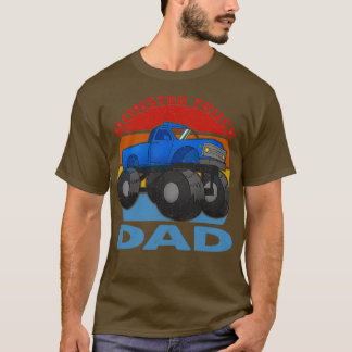 Camiseta Vintagem de Truck de Comutação de Caminhão Monster
