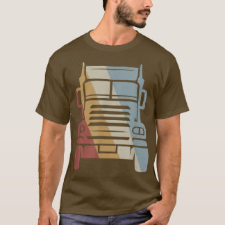 Camiseta Vintagem do estilo de retro de caminhão