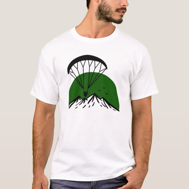 Camiseta Vintagem do Paramotor Retro (Frente)