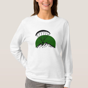 Camiseta Vintagem do Paramotor Retro