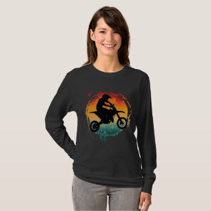 CAMISETA VINTAGEM DO RETRO MOTORCROSS RIDER 