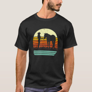 Camiseta Vintagem do Sunset da Garota Ocidental Halter Hors