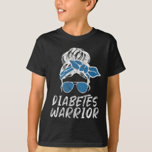 Camiseta Vintagem mensal da consciência diabética todos os