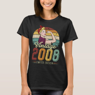 CAMISETA VINTAGEM MULHER 2008 EDIÇÃO LIMITADA