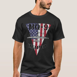 Camiseta Vintagem Patriótica Do Piloto De Rpv De Drone Uav