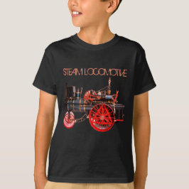 Camiseta VINTAGEM - VAPOR Vermelho LOCOMOTIVO