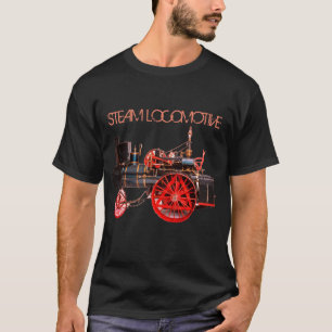 Camiseta VINTAGEM - VAPOR Vermelho LOCOMOTIVO
