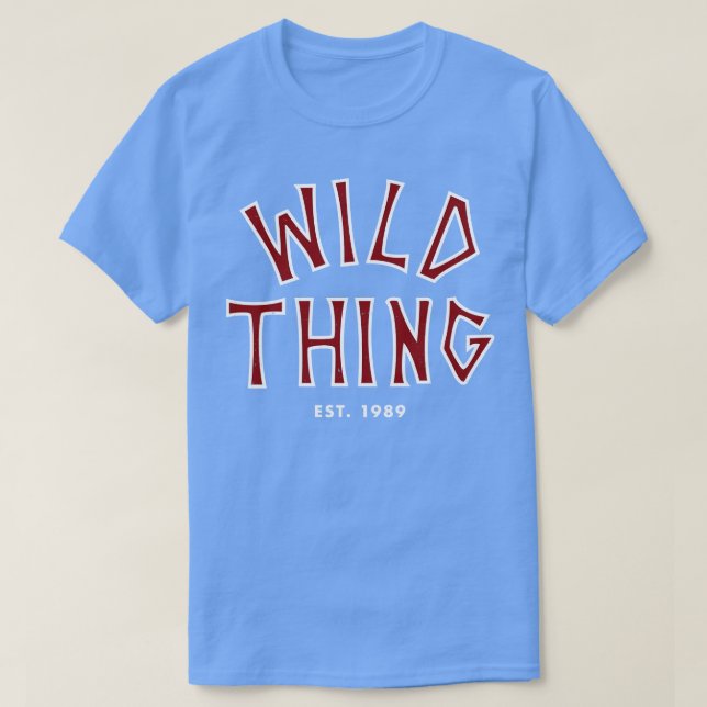 Camiseta Vintagem Wild Est 1989 (Frente do Design)