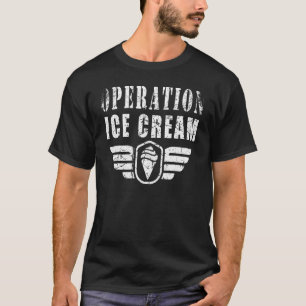 Camiseta Vintagens das cotações do Sorvete de operação