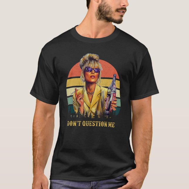 Camiseta Vintages não me questiona dizendo retrô (Frente)