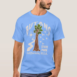 Camiseta VintageStyle Butano State Park California Tan Text