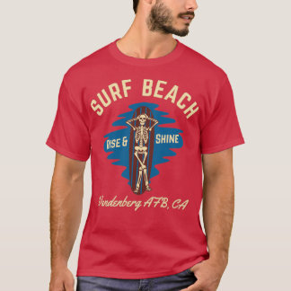 Camiseta VintageStyle Surf Beach Vandenberg AFB California 