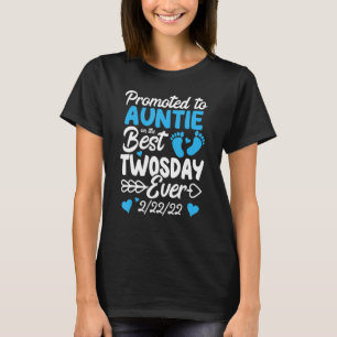 Camiseta Vinte Dias Promovidos À Tia Nova Announcem