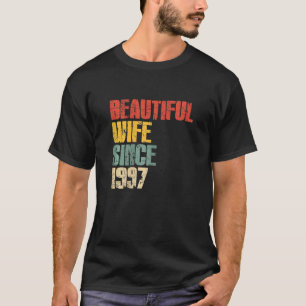 Camiseta Vinte e seis anos de casamento para seu bonito W