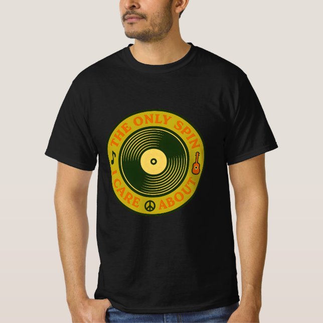 Camiseta Vinyl Collector Music Comfort Lifestyle T Shirt (Frente)