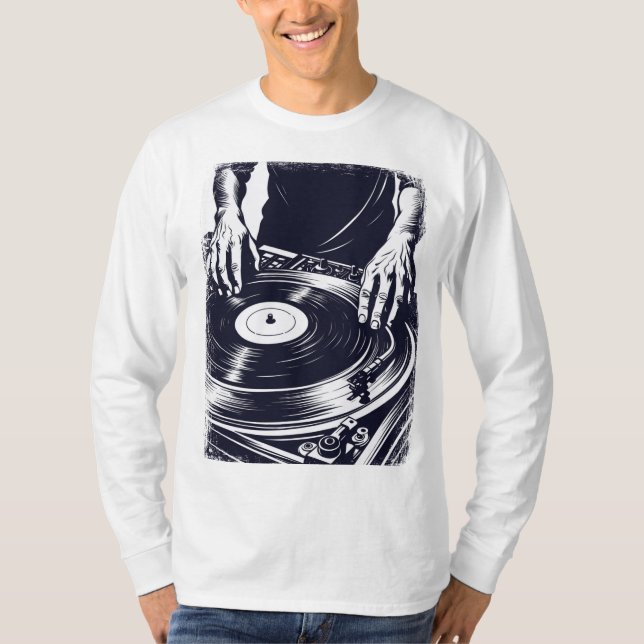 Camiseta Vinyl DJ (Frente)