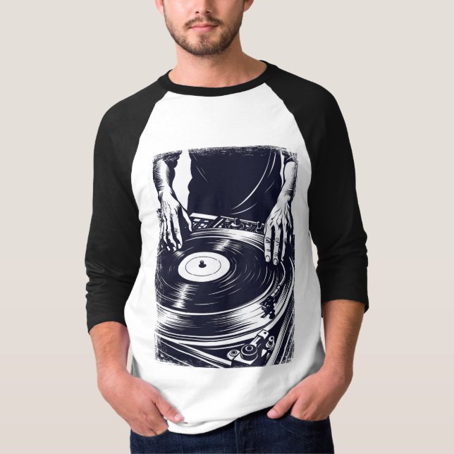 Camiseta Vinyl DJ (Frente)