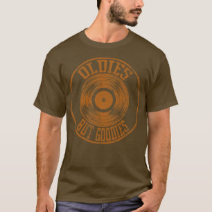 Camiseta Vinyl Oldies Mas Goodies Vintage Dourado