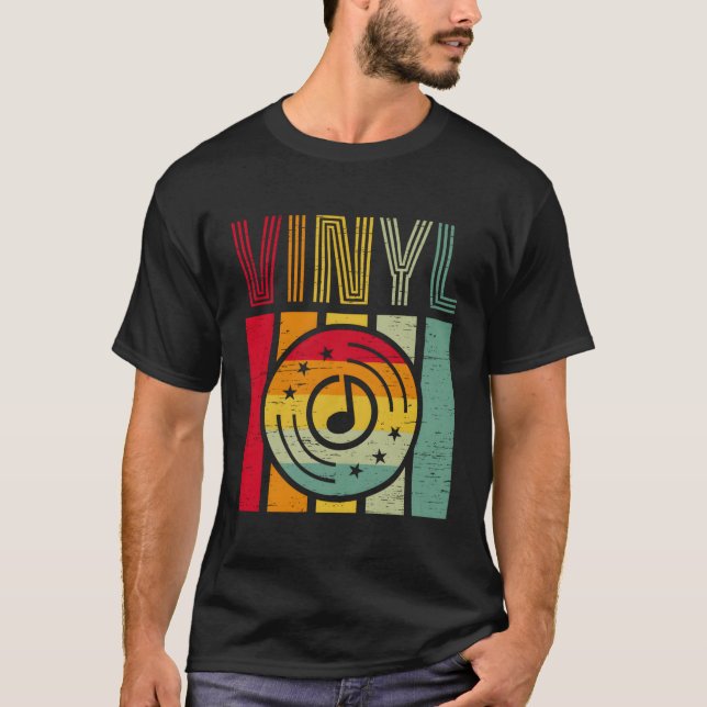 Camiseta Vinyl Phonograph Record Music Dj (Frente)