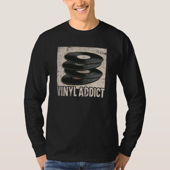 Camiseta Vinyl Player Vinyl Record Player Music (Frente)