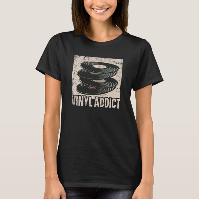 Camiseta Vinyl Player Vinyl Record Player Music (Frente)
