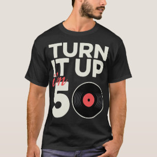 Camiseta Vinyl Record Player 50th Birthday Vinyl