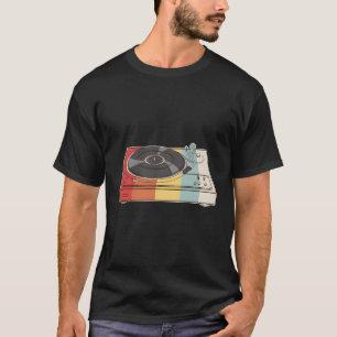 Camiseta Vinyl Records Turntable Dj