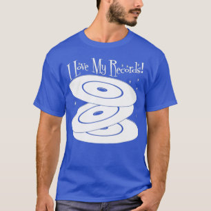 Camiseta Vinyl Retro LP - Eu amo meus discos - Música DJ