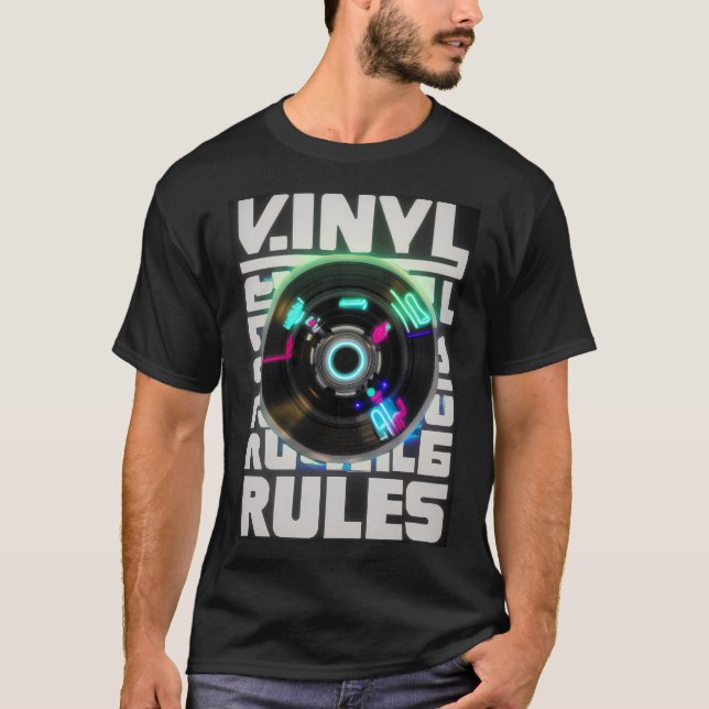 Camiseta Vinyl Rules (Frente)