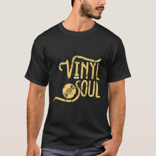 Camiseta Vinyl Soul Musico da Antiga Escola Música DJ Turnt