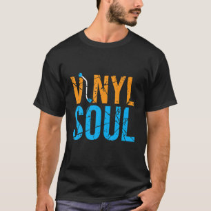Camiseta Vinyl Soul Musico da Antiga Escola Música DJ Turnt