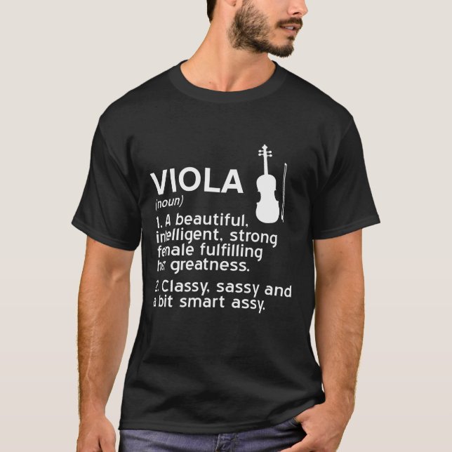 Camiseta Viola - definição de viola (Frente)