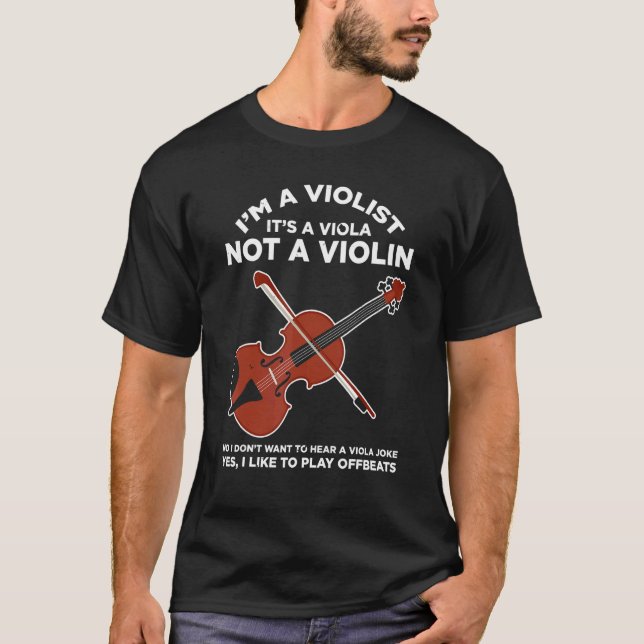 Camiseta Viola Play Viola Music Violist Player Orchestra Vi (Frente)