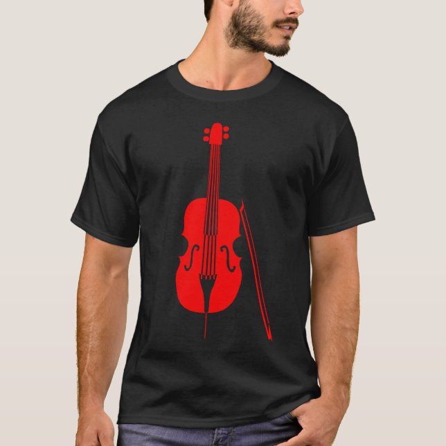 Camiseta Viola - Vermelho (Frente)