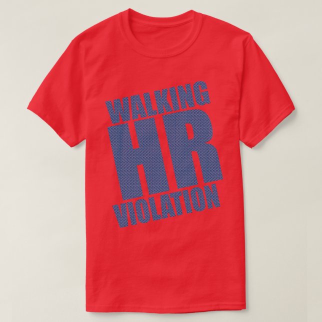 Camiseta Violação Hr Andando (Frente do Design)