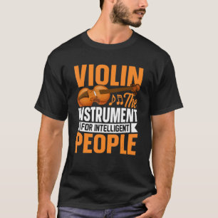 Camiseta Violando O Instrumento Do Intelligent Pessoas Vio