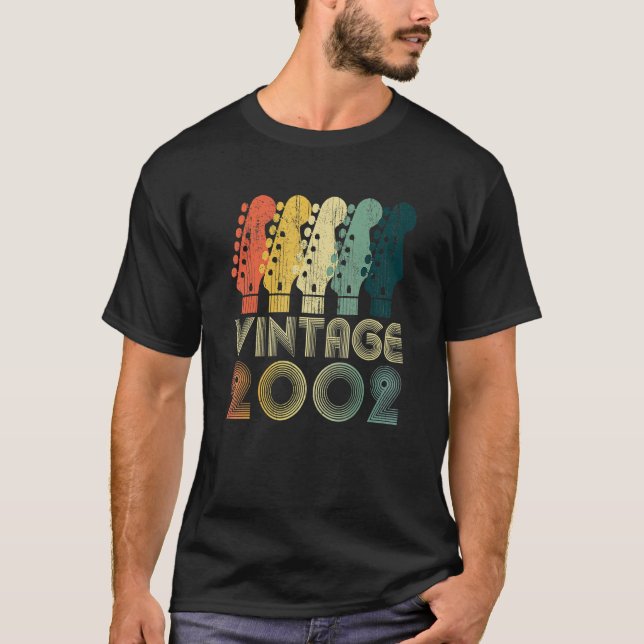 Camiseta Violão 20 anos Vintage 2002 (Frente)