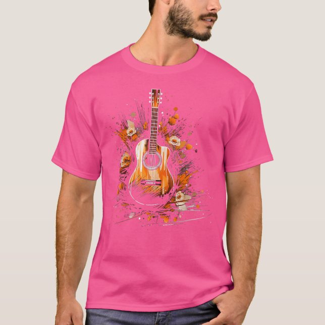 Camiseta Violão acústico (Frente)