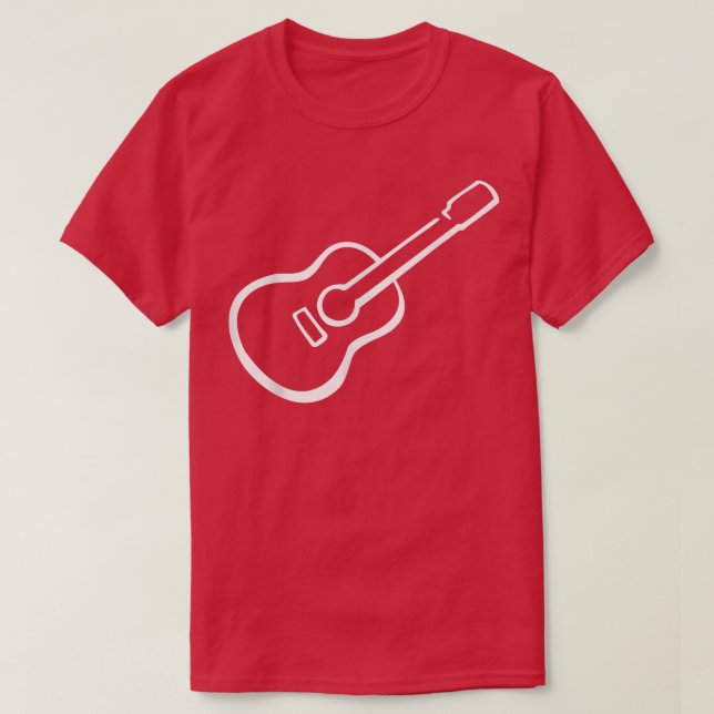 Camiseta Violão acústico 116 (Frente do Design)