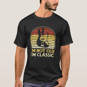 Camiseta Violão Acústico Clássico de Envelhecimento Não Ant