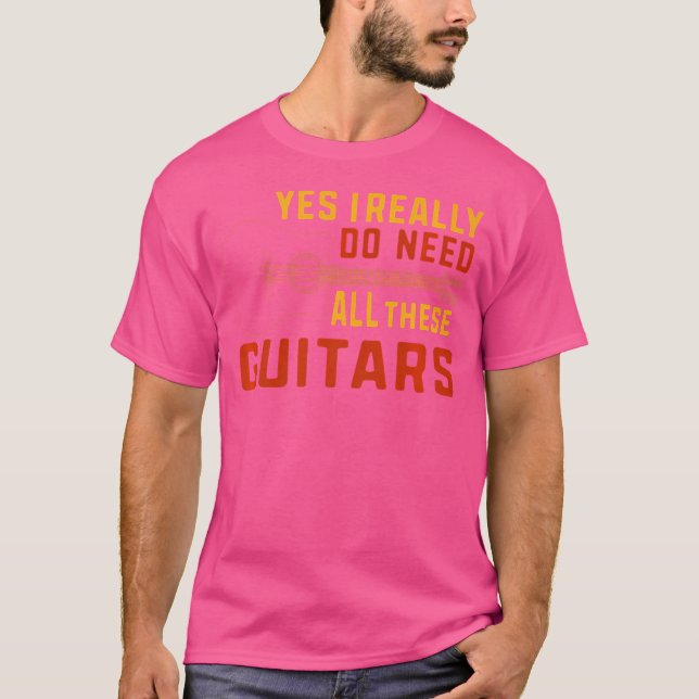 Camiseta Violão Acústico Engraçado (Frente)