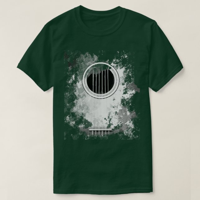 Camiseta Violão Acústico Vintage Incomoda Guitaristas (Frente do Design)