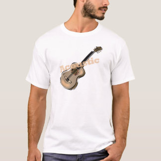 Camiseta violão com texto