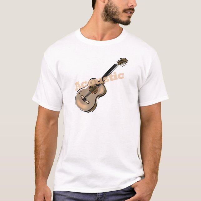 Camiseta violão com texto (Frente)