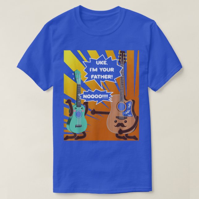 Camiseta Violão Como Eu Sou Seu Dia de os pais Pai Guitarri (Frente do Design)