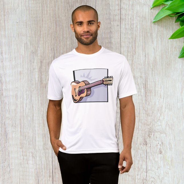 Camiseta Violão De 12 Cordas Acústicas Retroativas (Criador carregado)