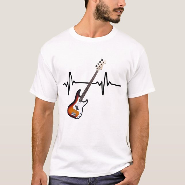 Camiseta Violão de Bass de Pulsação (Frente)